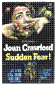 Tiny copy of the poster for the film Sudden Fear, starring Joan Crawford.